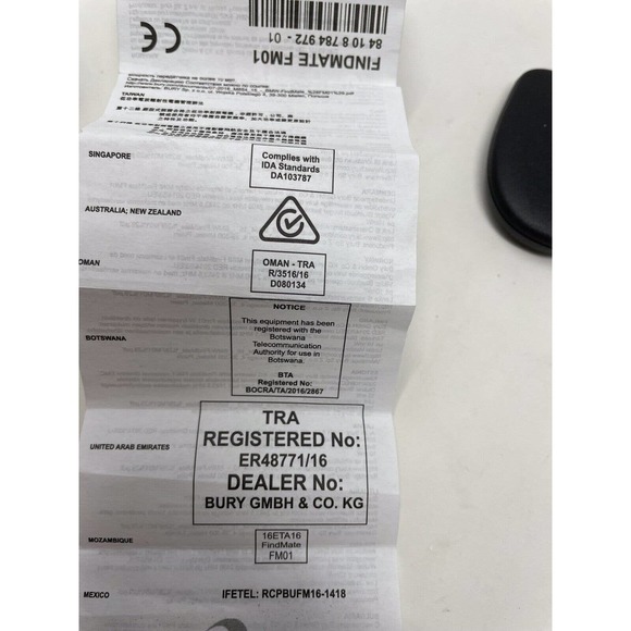 MINI COOPER FIND MATE FOB CHAIN Bluetooth Tracker 2002-2020 OEM - Picture 15 of 16